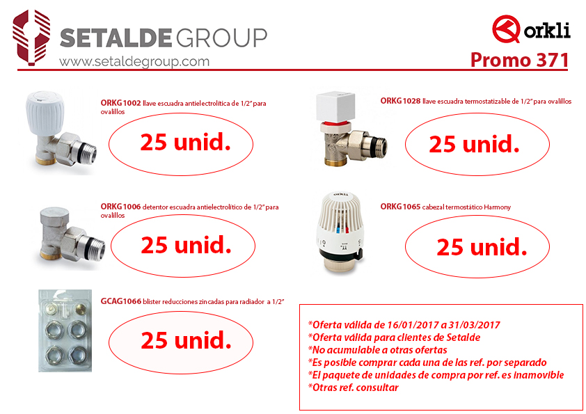 Oferta Orkli vÃ¡lvulas radiador